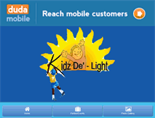 Tablet Screenshot of kidzdelight.net